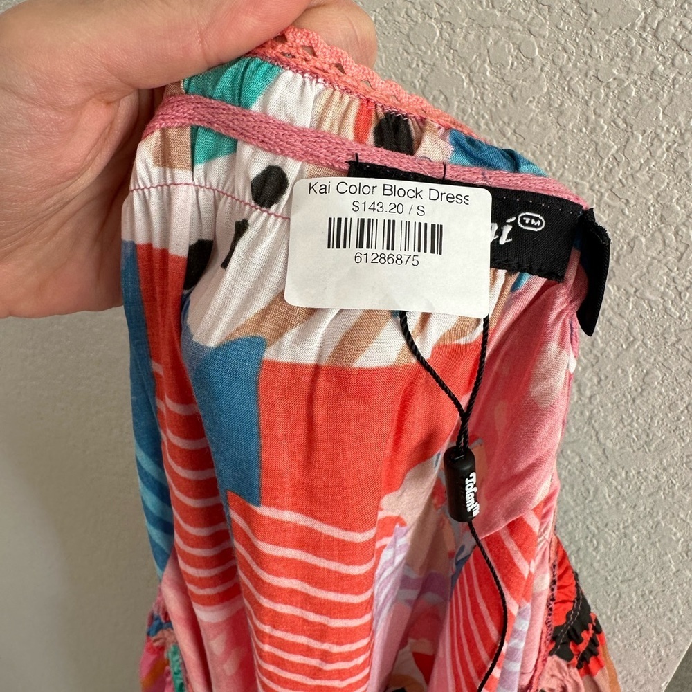 Tolani nwt tiered color block button up dress NWT - image 9